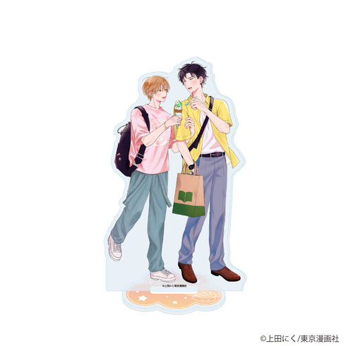 『上田にく先生』アクリルスタンド01/「社会人カップルのSummer Vacation」BLフェア(描き下ろしイラスト)